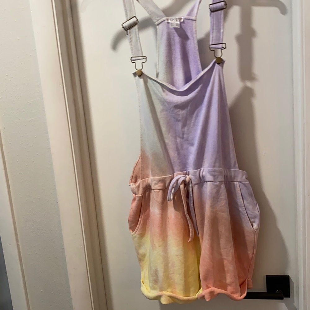 Venus overalls NWOT TIE DYE